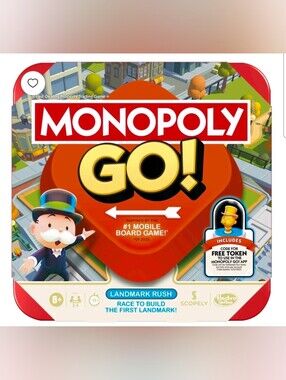 Monopoly GO! Board Game, Inspired by the Popular Mobile Board Game, 15 Mins., Fa